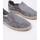 Schuhe Herren Leinen-Pantoletten mit gefloch Natural World 330 E Grau