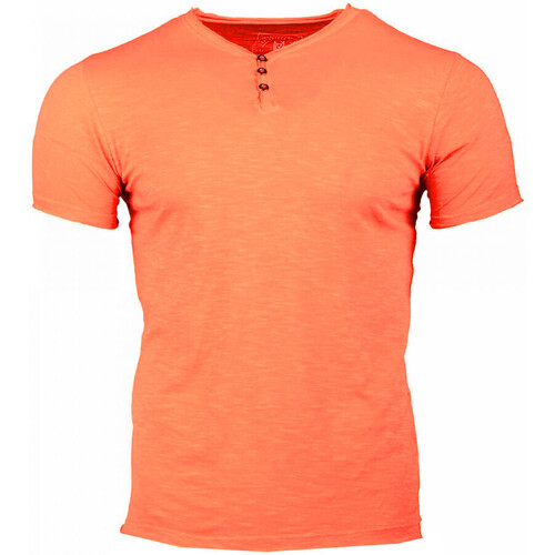 Kleidung Herren T-Shirts La Maison Blaggio MB-MATTEW Orange