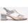 Schuhe Damen Sandalen / Sandaletten CallagHan 29213 (39784) Silbern