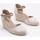 Schuhe Damen Leinen-Pantoletten mit gefloch Refresh 170693 Grau