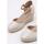 Schuhe Damen Leinen-Pantoletten mit gefloch Refresh 170693 Grau