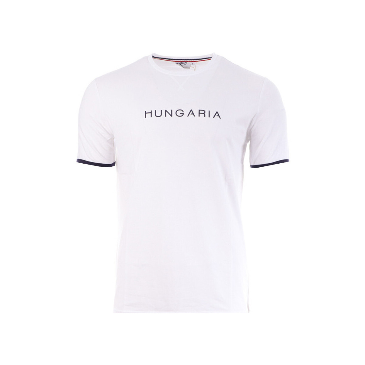 Kleidung Herren T-Shirts & Poloshirts Hungaria 718880-60 Weiss