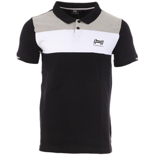 Kleidung Herren T-Shirts & Poloshirts Hungaria 718780-60 Schwarz