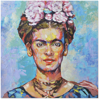 Home Gemälde / Leinwände Signes Grimalt Frida Woman Tisch Blau