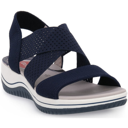 Schuhe Damen Sandalen / Sandaletten Jana GREY SANDAL Blau