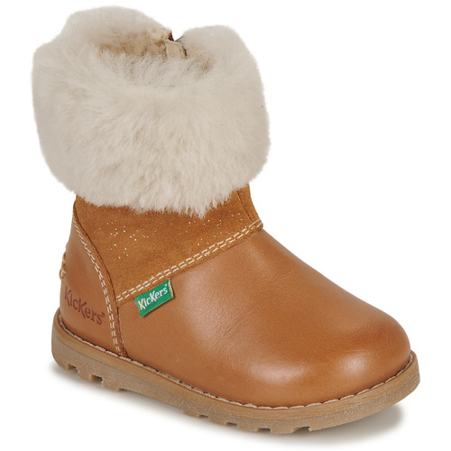 Schuhe Kinder Boots Kickers NONOFUR Camel