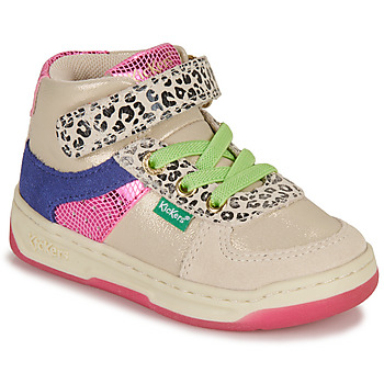 Schuhe Mädchen Sneaker High Kickers KICKALIEN Multicolor / Leopard
