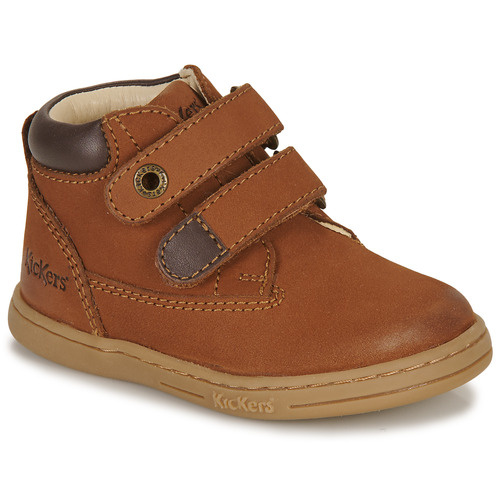 Schuhe Kinder Boots Kickers TACKEASY Braun