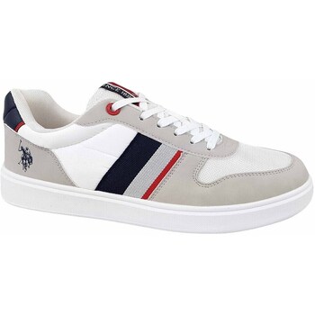 Schuhe Herren Sneaker Low U.S Polo Assn. ROKKO003LGRWHI01 Grau