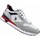 Schuhe Herren Sneaker Low U.S Polo Assn. BUZZY001LGRRED02 Weiß, Grau