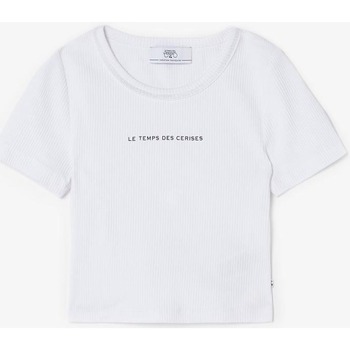 Kleidung Mädchen T-Shirts & Poloshirts Le Temps des Cerises T-shirt YUKONGI Weiss
