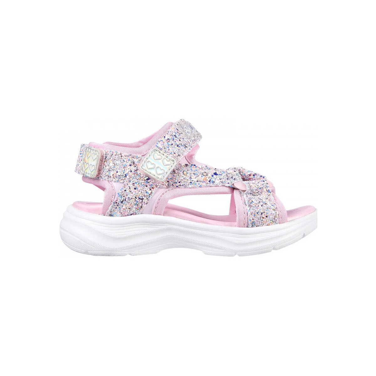 Schuhe Kinder Sandalen / Sandaletten Skechers Glimmer kicks Multicolor