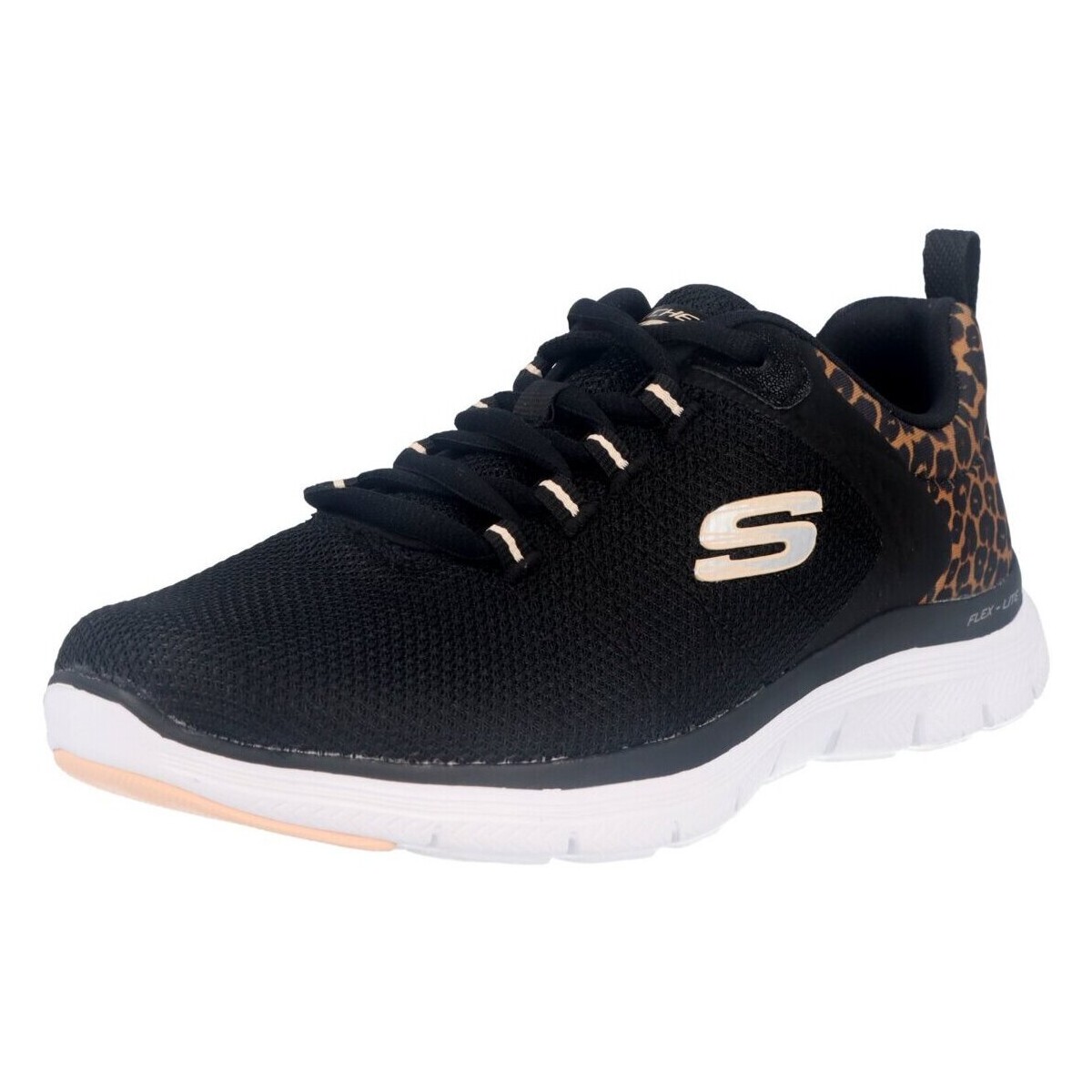 Schuhe Damen Sneaker Skechers FLEX APPEAL 4.0 - 149582 BKLD BKLD Schwarz