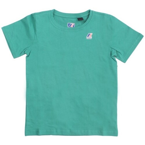 Kleidung Kinder T-Shirts K-Way K4114WW Grün