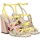 Schuhe Damen Sandalen / Sandaletten Exé Shoes Exe' Dominic 539 Sandalen Frau Gelbrosa Multicolor
