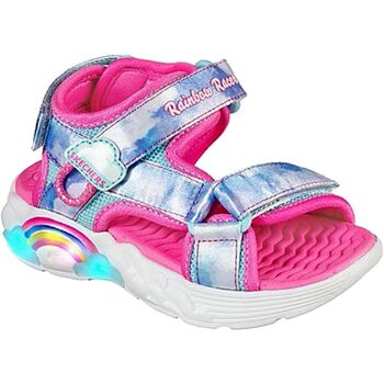 Schuhe Mädchen Sandalen / Sandaletten Skechers Rainbow racer sumer sky Blau