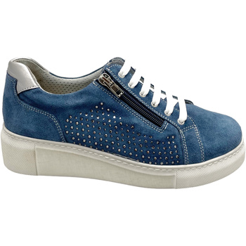 Schuhe Damen Sneaker Calzaturificio Loren LOM2976bl Blau