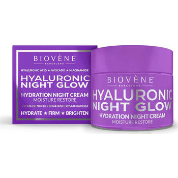 Beauty pflegende Körperlotion Biovène Hyaluronic Night Glow Hydration Night Cream Moisture Restore 