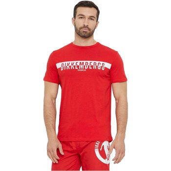 Kleidung Herren T-Shirts Bikkembergs BKK2MTS03 Rot