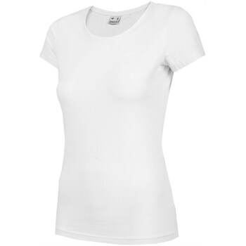 Kleidung Damen T-Shirts 4F TSD350 Weiss