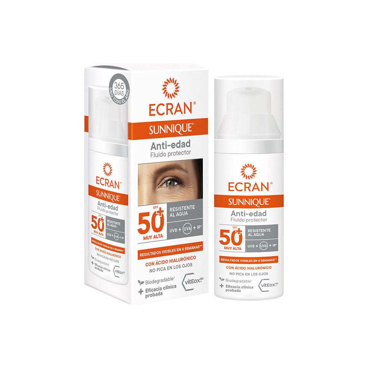 Beauty Sonnenschutz & Sonnenpflege Ecran Sunnique Anti-aging-gesichtsbehandlung Spf50+ 