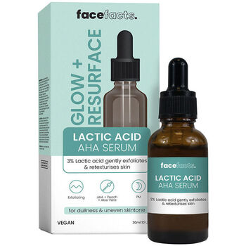 Face Facts  gezielte Gesichtspflege Glow+ Resurface Milchsäure-aha-serum