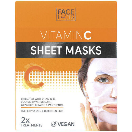Accessoires Masken Face Facts Vitaminc Tuchmasken 2 X 