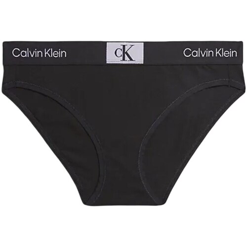 Unterwäsche Damen Slips Calvin Klein Jeans 000QF7222E Schwarz