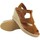 Schuhe Damen Multisportschuhe Calzamur Damensandale  30155 Leder Braun
