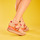 Schuhe Damen Leinen-Pantoletten mit gefloch Gioseppo tulare Beige