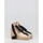 Schuhe Damen Leinen-Pantoletten mit gefloch Macarena ALBA128 Beige