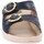 Schuhe Damen Hausschuhe Axa -26234A Blau