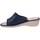 Schuhe Damen Hausschuhe Axa -18916A Blau