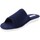 Schuhe Damen Hausschuhe Axa -13060A Blau