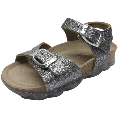 Schuhe Mädchen Sandalen / Sandaletten Superfit Schuhe Hausschuh Textil \ FUSSBETTPAN 00127-20 Silbern