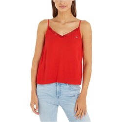 Kleidung Damen Tops Tommy Jeans DW0DW15198 Rot