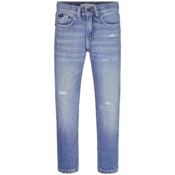 Kleidung Jungen Jeans Calvin Klein Jeans IB0IB01550 DAD FIT-1A4 WASHED FRESH BLUE Blau