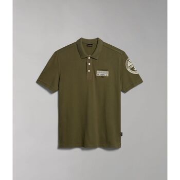 Napapijri  T-Shirts & Poloshirts E-AMUNDSEN NP0A4H6A-GAE1 GREEN LICHEN