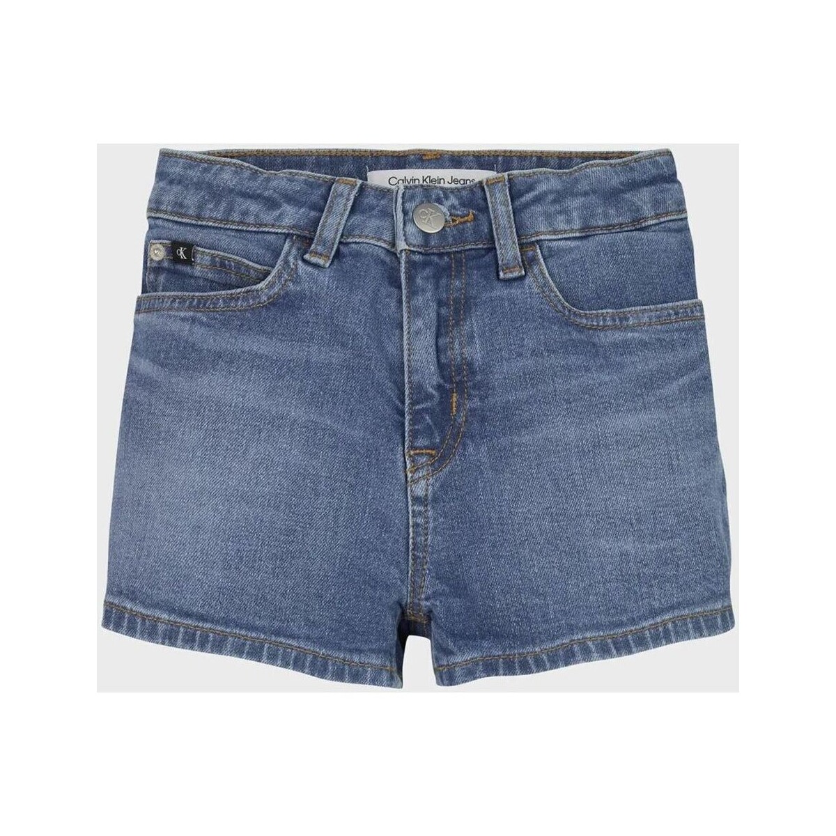 Kleidung Mädchen Shorts / Bermudas Calvin Klein Jeans IG0IG01978 RELAXED SHORT-1A4 MID BLUE Blau
