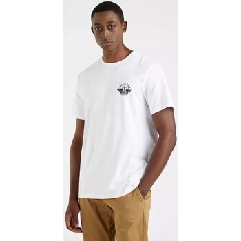 Kleidung Herren T-Shirts & Poloshirts Dockers A1103 0069 GRAPHIC TEE-LUCENT WHITE Weiss