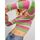 Kleidung Damen Pullover Jjxx 12243660 VITTORIA-WHITE CARMINE/GREEN multicolore