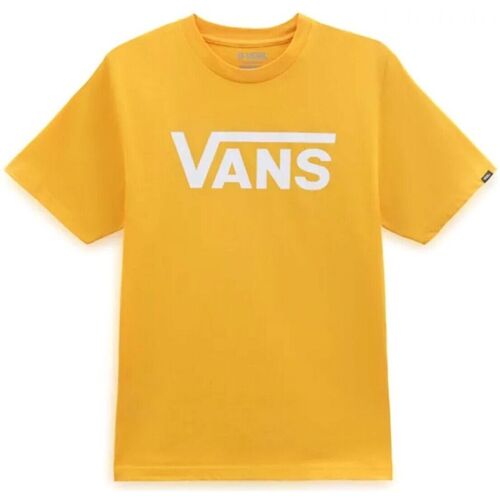 Kleidung Kinder T-Shirts & Poloshirts Vans VN000IVFBWS1-YELLOW Gelb