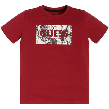 Kleidung Jungen T-Shirts & Poloshirts Guess G-L3GI08K8HM0 Rot