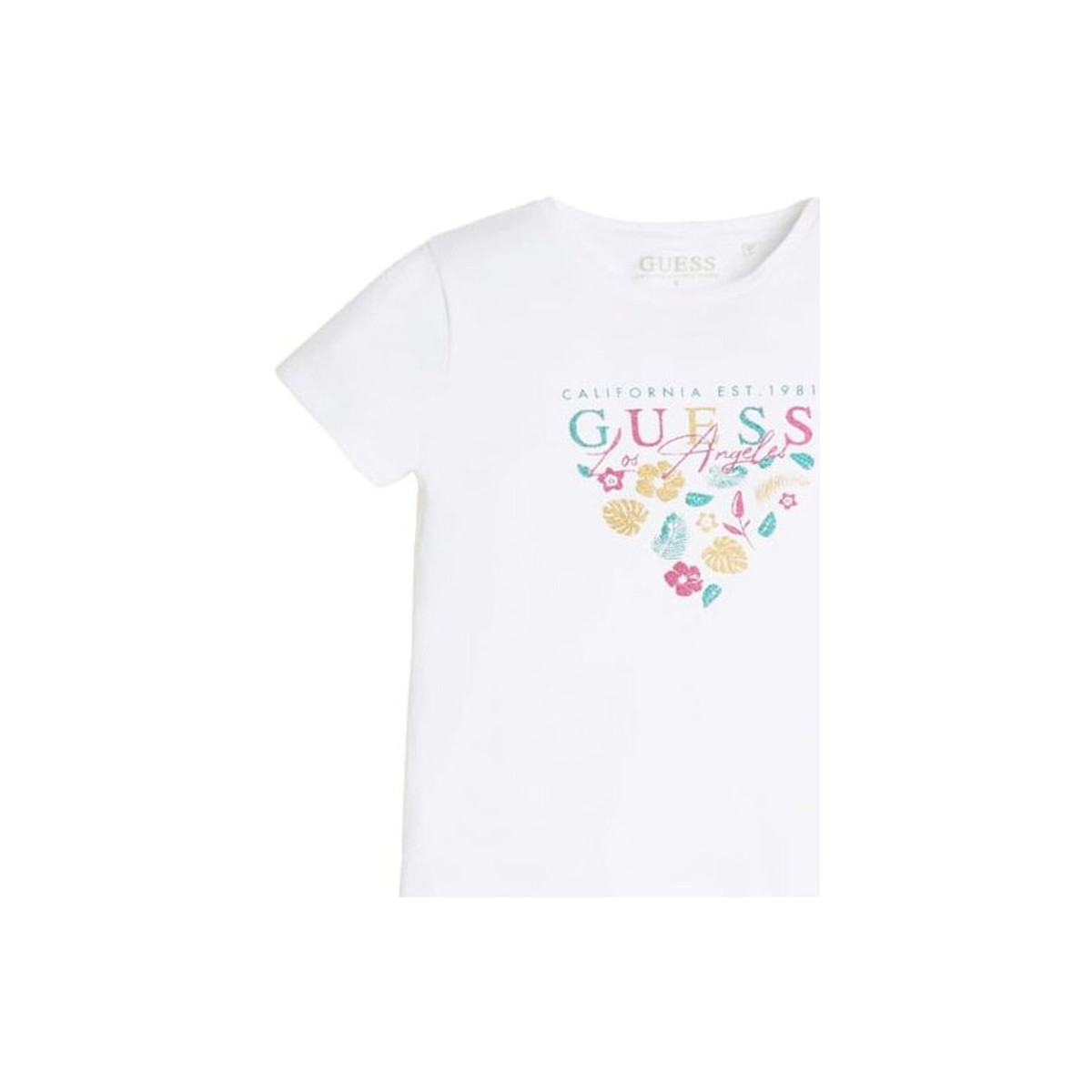Kleidung Mädchen T-Shirts & Poloshirts Guess G-J2GI20K6YW1 Weiss