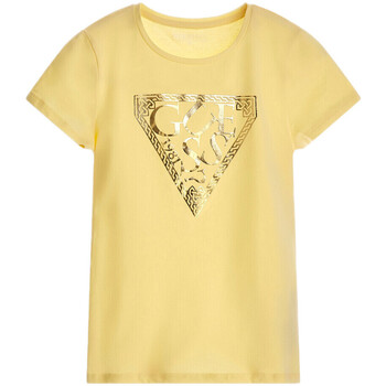 Kleidung Mädchen T-Shirts Guess G-J3GI09K6YW1 Gelb