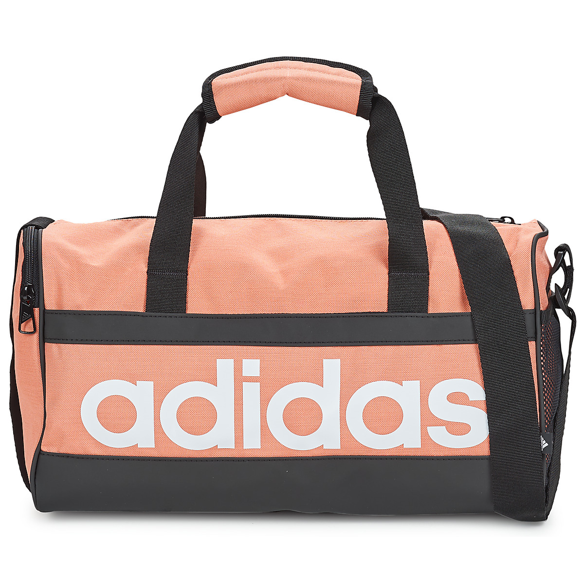 Taschen Damen Sporttaschen Adidas Sportswear LINEAR DUF XS Rosa / Weiss