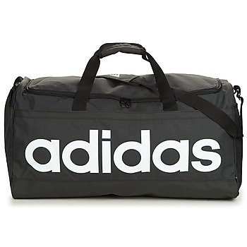 Taschen Sporttaschen Adidas Sportswear LINEAR DUFFEL L Schwarz / Weiss