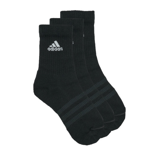 Accessoires Sportstrümpfe Adidas Sportswear C SPW CRW 3P Schwarz / Weiss