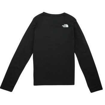 The North Face Teen L/S Easy Tee Schwarz