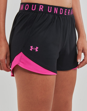 Under Armour Play Up Shorts 3.0 Schwarz / Rosa